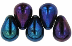 Tear Drops 4/6mm (loose) : Iris - Blue