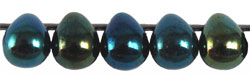 Tear Drops 5/7mm (loose) : Iris - Green