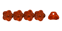 Button Style Bead Flower 7mm(loose) : Hyacinth