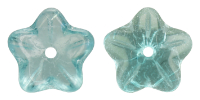 Star Flower Cup 10mm (loose) : Lt Teal