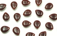 Pear Shaped Drops 12/16mm (loose) : Brown Caramel