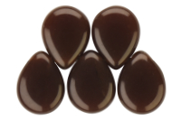 Pear Shaped Drops 12/16mm (loose) : Brown Caramel
