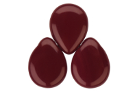 Pear Shaped Drops 16/20mm (loose) : Opaque Caramel/Chocolate