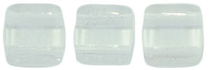 CzechMates Tile Bead 6mm (loose) : Crystal
