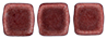 CzechMates Tile Bead 6mm (loose) : ColorTrends: Saturated Metallic Grenadine