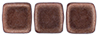 CzechMates Tile Bead 6mm (loose) : ColorTrends: Saturated Metallic Autumn Maple