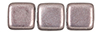 CzechMates Tile Bead 6mm (loose) : ColorTrends: Saturated Metallic Almost Mauve