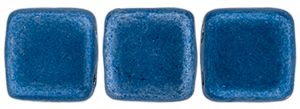 CzechMates Tile Bead 6mm (loose) : ColorTrends: Saturated Metallic Little Boy Blue