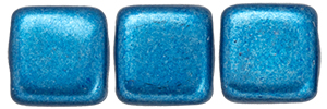 CzechMates Tile Bead 6mm (loose)  : ColorTrends: Saturated Metallic Nebulas Blue