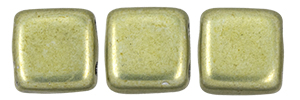 CzechMates Tile Bead 6mm (loose)  : ColorTrends: Saturated Metallic Limelight