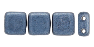CzechMates Tile Bead 6mm (loose) : ColorTrends: Saturated Metallic Bluestone