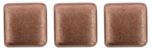 CzechMates Tile Bead 6mm (loose) : ColorTrends: Sueded Gold Ash Rose