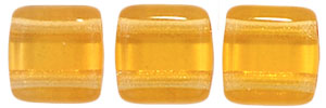 CzechMates Tile Bead 6mm (loose) : Topaz