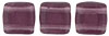 CzechMates Tile Bead 6mm (loose) : Med Amethyst