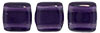 CzechMates Tile Bead 6mm (loose) : Tanzanite