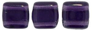 CzechMates Tile Bead 6mm (loose) : Tanzanite