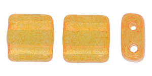 CzechMates Tile Bead 6mm (loose) : Translucent Sundial