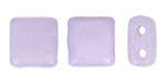 CzechMates Tile Bead 6mm (loose) : Opaque Digital Lavender