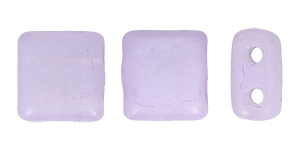 CzechMates Tile Bead 6mm (loose) : Opaque Digital Lavender