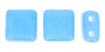 CzechMates Tile Bead 6mm (loose) : Opaque Tranquil Blue