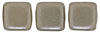 CzechMates Tile Bead 6mm (loose) : Pearl Coat - Brown Sugar