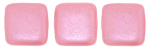 CzechMates Tile Bead 6mm (loose) : Pearl Coat - Flamingo