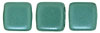 CzechMates Tile Bead 6mm (loose) : Pearl Coat - Teal