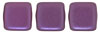 CzechMates Tile Bead 6mm (loose) : Pearl Coat - Purple Velvet