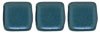 CzechMates Tile Bead 6mm (loose) : Pearl Coat - Steel Blue