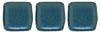 CzechMates Tile Bead 6mm (loose) : Pearl Coat - Steel Blue