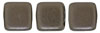 CzechMates Tile Bead 6mm (loose) : Pearl Coat - Bistre