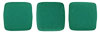 CzechMates Tile Bead 6mm (loose) : Neon - Dk Emerald