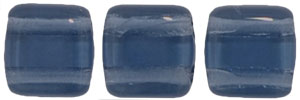 CzechMates Tile Bead 6mm (loose) : Montana Blue