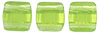 CzechMates Tile Bead 6mm (loose) : Olivine