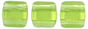 CzechMates Tile Bead 6mm (loose) : Olivine