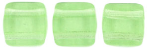 CzechMates Tile Bead 6mm (loose) : Peridot