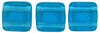 CzechMates Tile Bead 6mm (loose) : Capri Blue