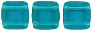 CzechMates Tile Bead 6mm (loose) : Teal