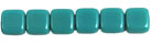 CzechMates Tile Bead 6mm (loose) : Opaque Turquoise