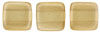 CzechMates Tile Bead 6mm (loose) : Pearl Lights - Latte
