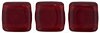 CzechMates Tile Bead 6mm (loose) : Ruby