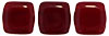 CzechMates Tile Bead 6mm (loose) : Oxblood