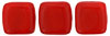 CzechMates Tile Bead 6mm (loose) : Opaque Red