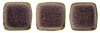CzechMates Tile Bead 6mm (loose) : Polychrome - Copper Rose