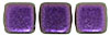 CzechMates Tile Bead 6mm (loose) : Polychrome - Black Currant