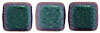 CzechMates Tile Bead 6mm (loose) : Polychrome - Orchid Aqua