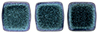 CzechMates Tile Bead 6mm (loose) : Polychrome - Indigo Orchid