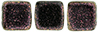 CzechMates Tile Bead 6mm (loose) : Polychrome - Rose
