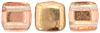 CzechMates Tile Bead 6mm (loose) : Apollo - Gold