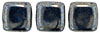 CzechMates Tile Bead 6mm (loose) : Hematite